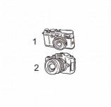 160/1771/Скрапбук дизайнерски печати и надписи за картички-Скрапбук печати за албуми-Малък фотоапарат 