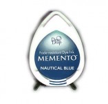 57/2359/Mастила, почистващи средства-Мастила на водна основа -MEMENTO DEW DROP  Тампон с ярък отпечатък NAUTICAL BLUE