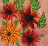 15/314/Panels-Panels with quilling-Autumn field quilling