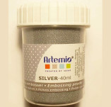 131/3187/Топъл ембосинг пудри и мастила-Пудри за топъл ембосинг-SILVER EMBOSSING POWDER 40ml Фина ембосинг пудра