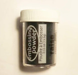 131/3188/Топъл ембосинг пудри и мастила-Пудри за топъл ембосинг-BLAK OPAQUE USA lapis eмбосинг пудра 40мл