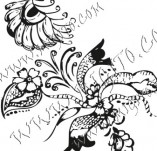 61/613/Scrapbook design stamps and inscriptions-Floral elements-5