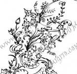 61/618/Scrapbook design stamps and inscriptions-Floral elements-10